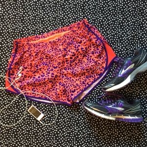 NIKE “Tempo” cheetah print running shorts - Sz Med
